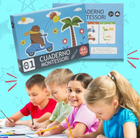 Cuaderno de trazado Montessori
